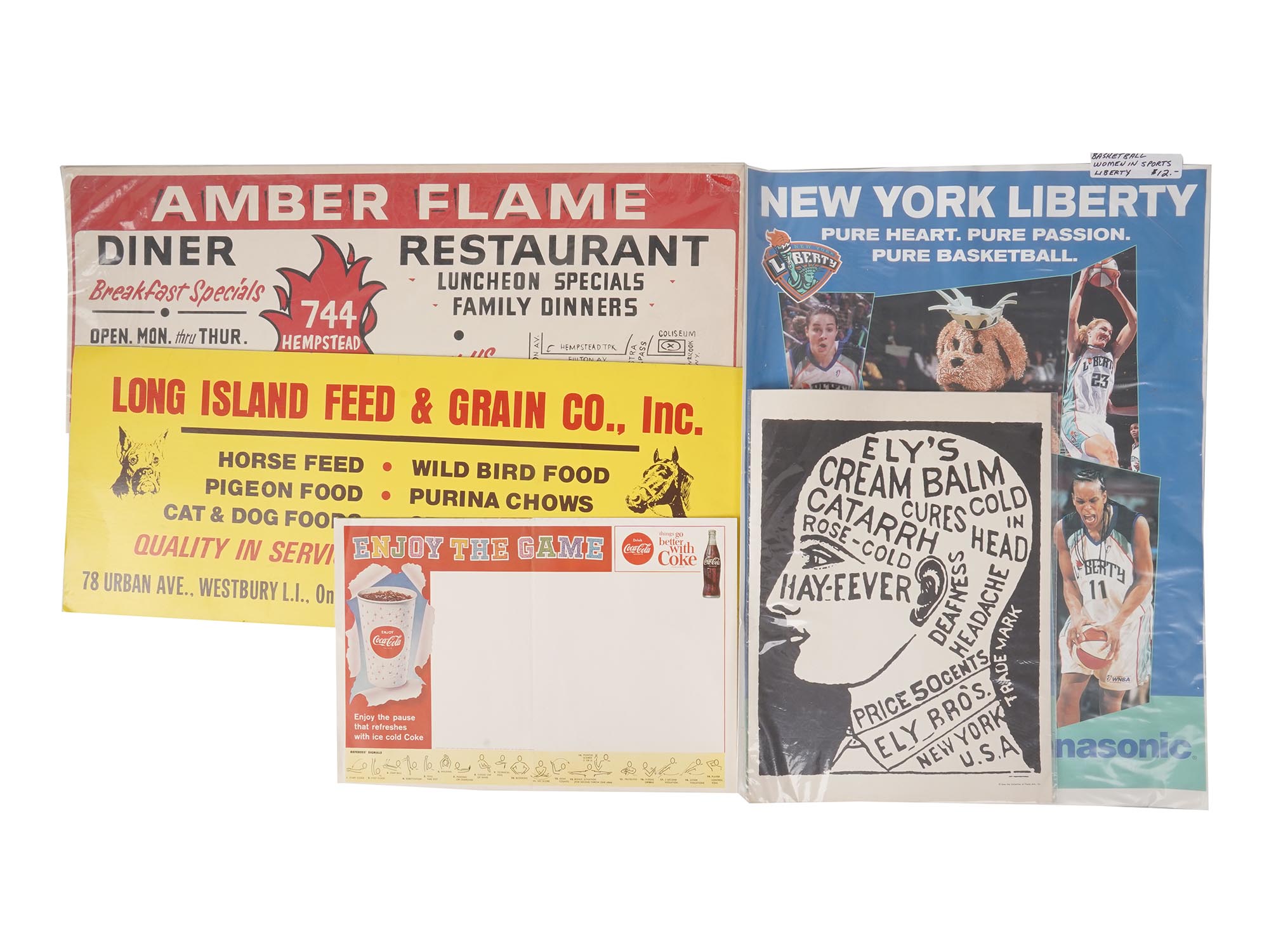 VINTAGE NEW YORK ADVERTISING POSTERS AND FLYERS PIC-0